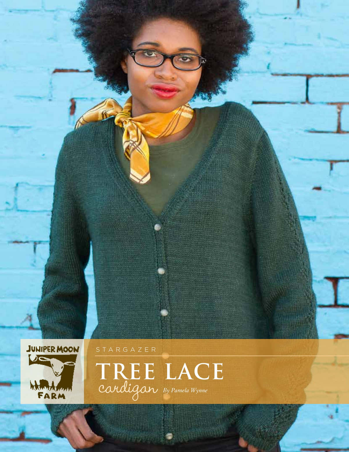 Juniper Moon Farm Tree Lace Cardigan Knitting Pattern