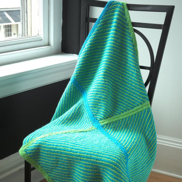 Plymouth Yarn Square Baby Blanket Knitting Pattern