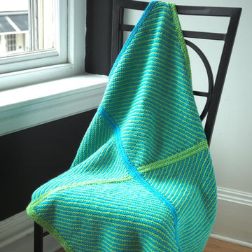 Plymouth Yarn Square Baby Blanket Knitting Pattern