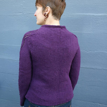 Eyelet Twist Pullover