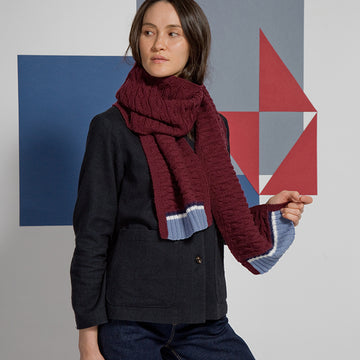 MillaMia Mija Scarf Knitting Pattern