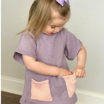 Plymouth Yarn Girl's Tunic Jumper Knitting Pattern