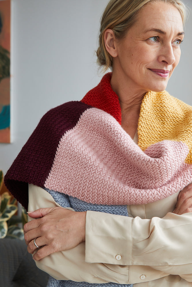 Debbie Bliss Blanket Scarf Knitting Pattern
