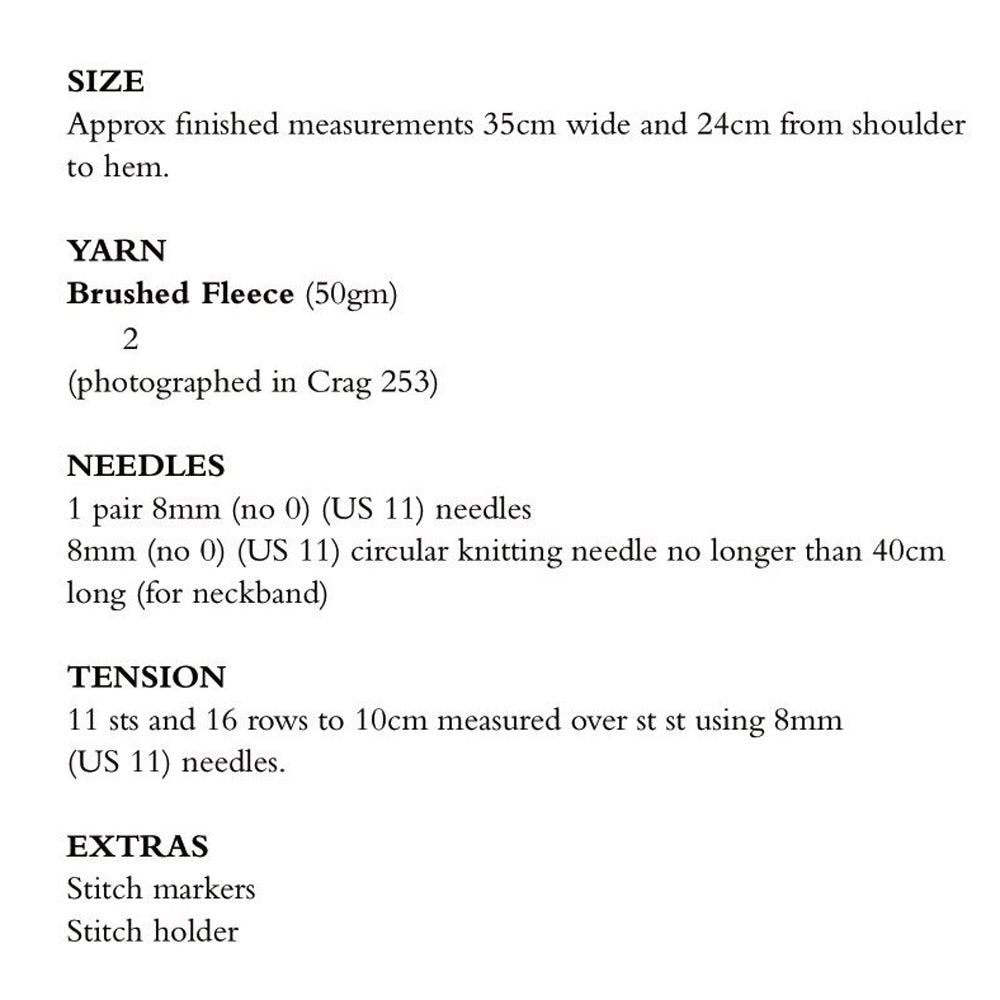 Bib in Rowan Brushed Fleece - RTP008-00001-ENP - PDF