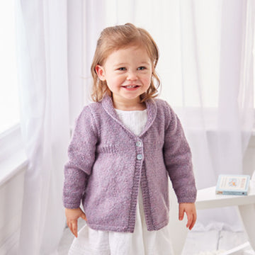Sirdar Shawl Collar Cardigan Knitting Pattern