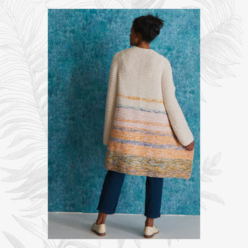 Willow & Lark Sunset Oversized Cardigan Knitting Pattern