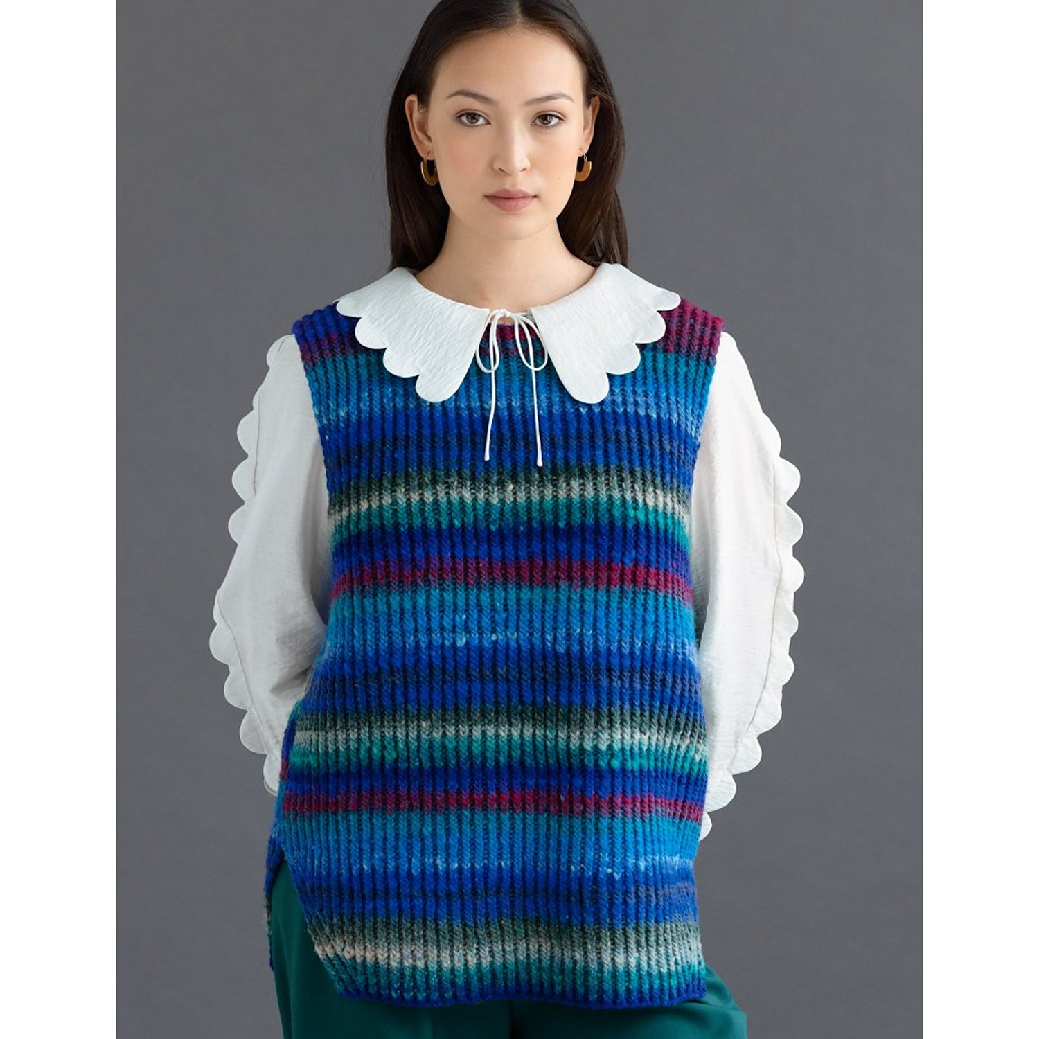 Noro Amondine Waistcoat Knitting Pattern