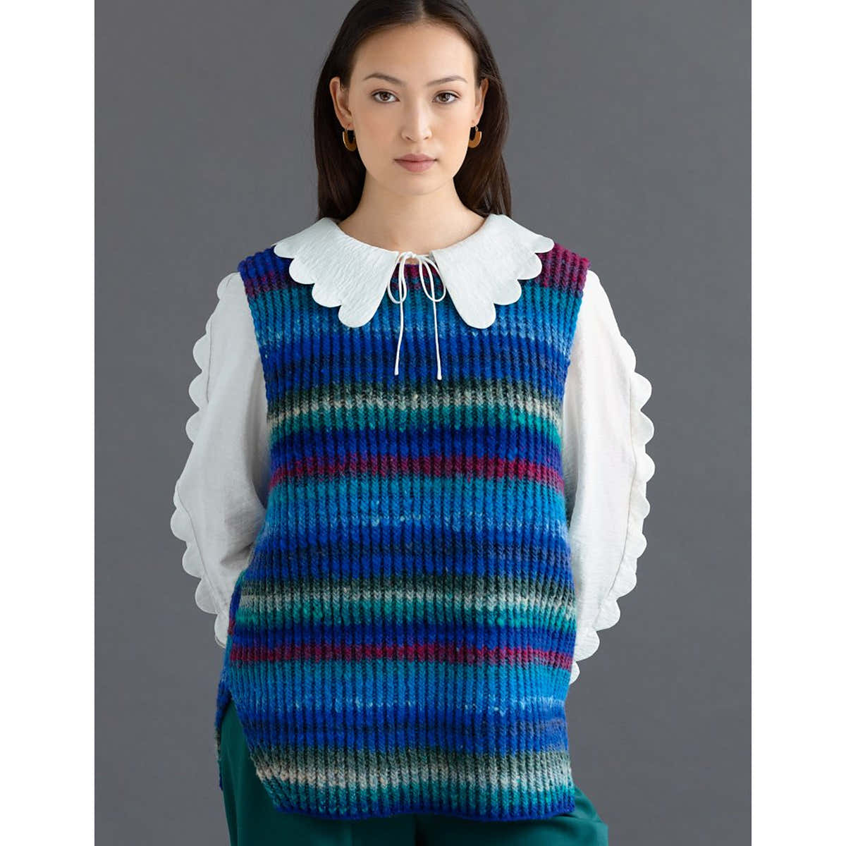 Noro Amondine Waistcoat Knitting Pattern