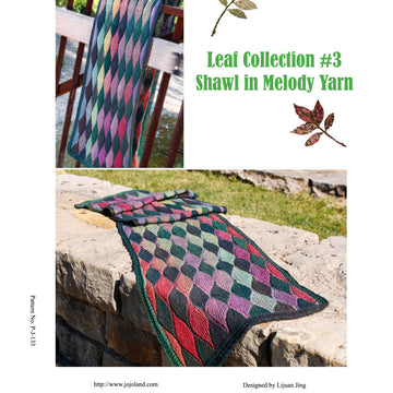 Jojoland Leaf Collection #3 Shawl in Melody PDF