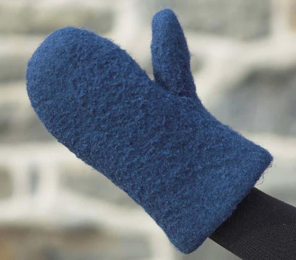 Felted Oven Mitten Mittens Knitting Pattern