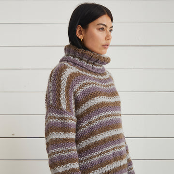 Debbie Bliss Nuno Stripe Sweater Knitting Pattern