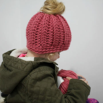 Bulky & Quick Messy Bun Toque