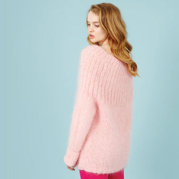 Debbie Bliss Ribbed Yoke Sweater