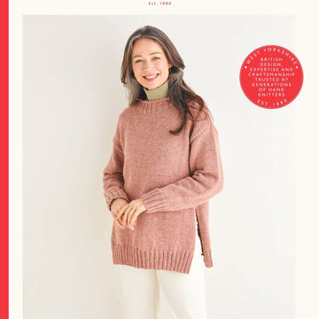 Sirdar Split Seam Sweater Jumper Knitting Pattern