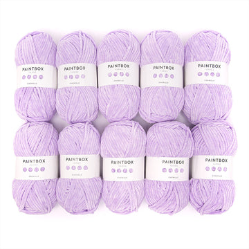 Paintbox Yarns Chenille 10 Ball Value Pack Yarn - Polyester Chunky