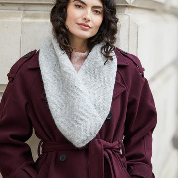 Kayla Scarf + Snood in MODE at Rowan Softest Alpaca