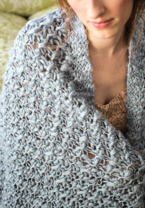 Tucana Throw Blanket Knitting Pattern