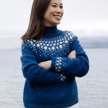 Snjókorn Sweater in LOPI Fjallalopi