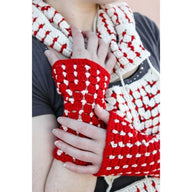 Valley Yarns Nordic Tiles Scarf & Fingerless Mitts Crochet Pattern