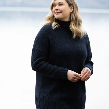 Churchmouse Studio Everyday Pullover in Rowan Alpaca Classic/Softyak DK