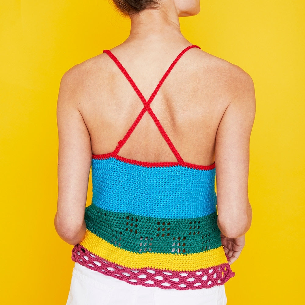 Paintbox Yarns Carnival Camisole Crochet Pattern