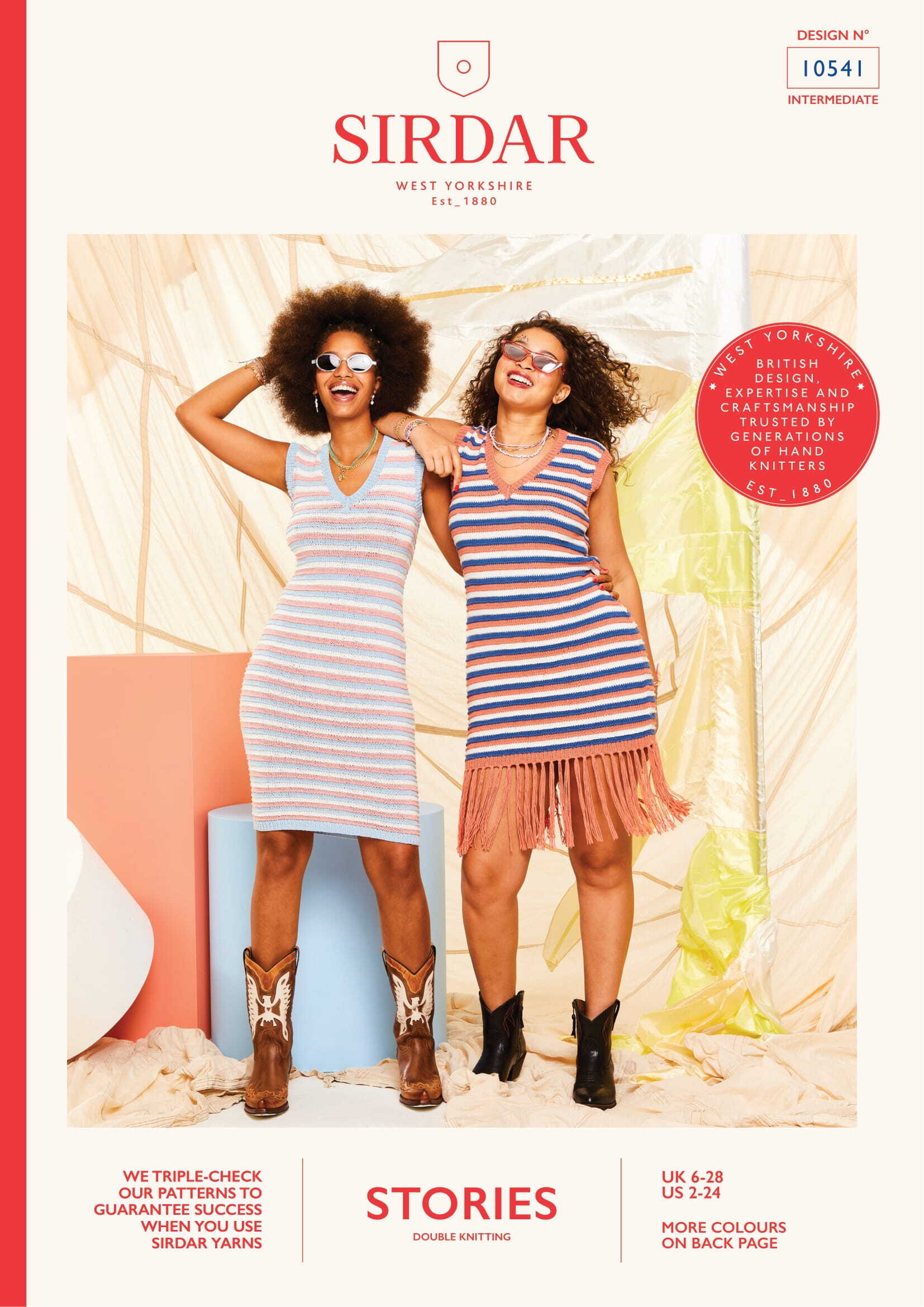 Sirdar Just Add Shades Dress Knitting Pattern