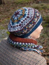 Radande Beret, Cowl, and Mitts Mittens Knitting Pattern