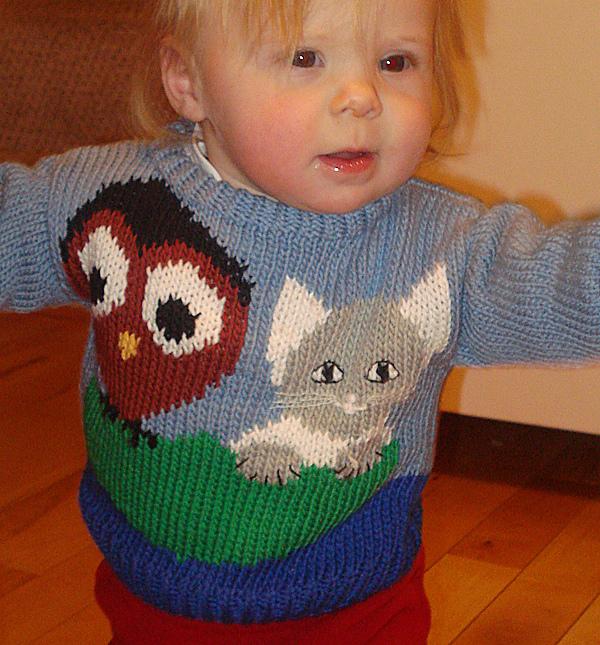 Owl and the Pussycat Sweater to Knit