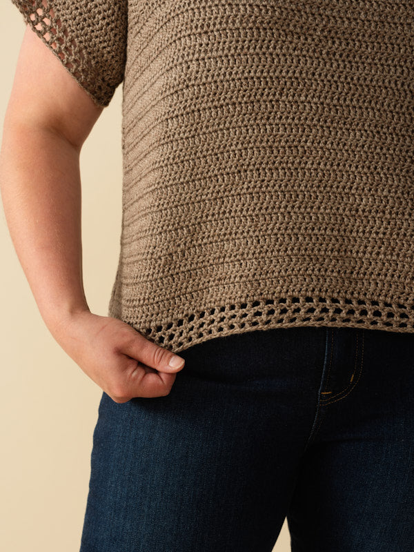Maude Top in Berroco Iris Crochet Pattern