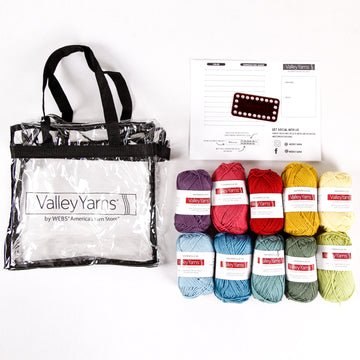 Valley Yarns Temperature Blanket Starter Set in Haydenville DK