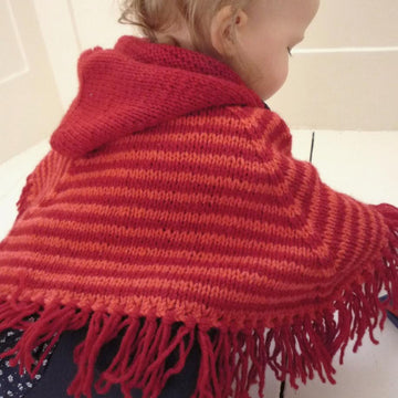 Baby Poncho 'Little Stripe'