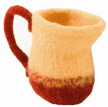 Felted Pitcher Decoration Knitting Pattern