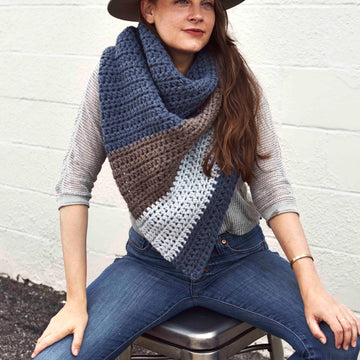 Racer Wrap Scarf Crochet Pattern