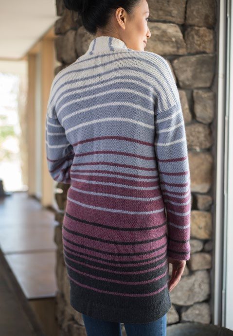 Berroco Stanza Coat Knitting Pattern
