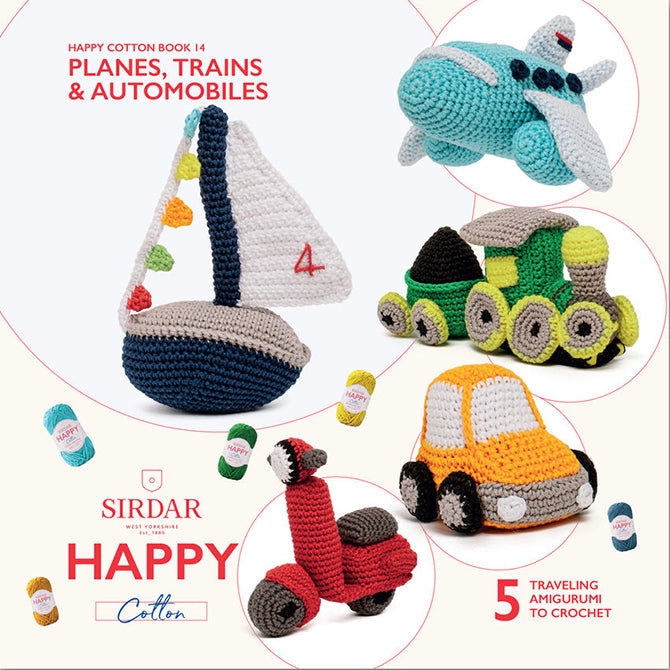 Sirdar Planes, Trains, and Automobiles Crochet Pattern