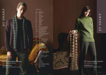 Jo Sharp Unisex Raglan Sweater Jumper Knitting Pattern