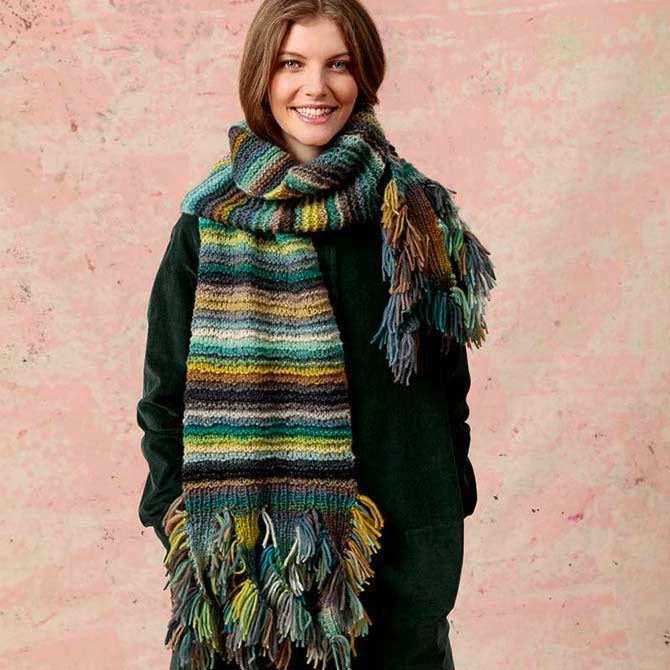 Lang PTO31-09 Scarf Knitting Pattern