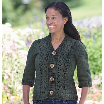 Valley Yarns Loire Cardigan Knitting Pattern
