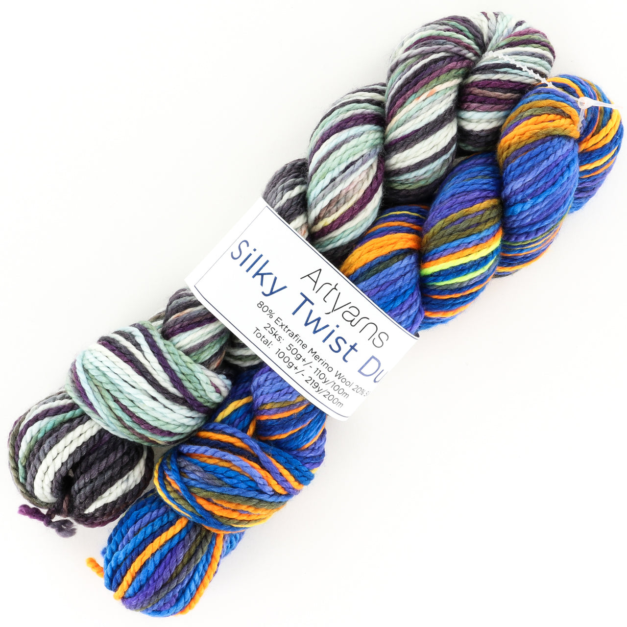 Artyarns Silky Twist Duos Yarn - Merino Wool Chunky