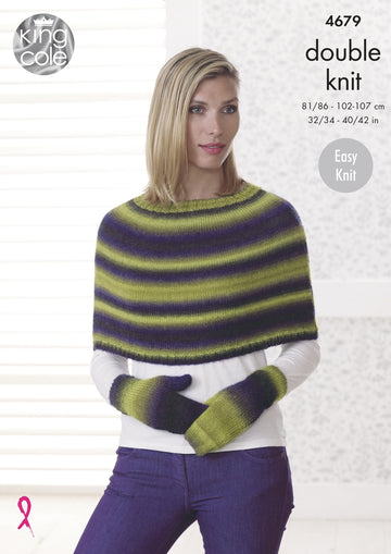 Capes, Hat & Mittens Knitting Pattern