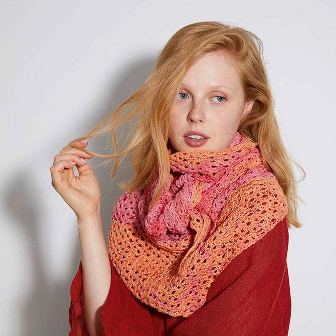 Lang PTO-- Dreiecktuch Shawl Crochet Pattern