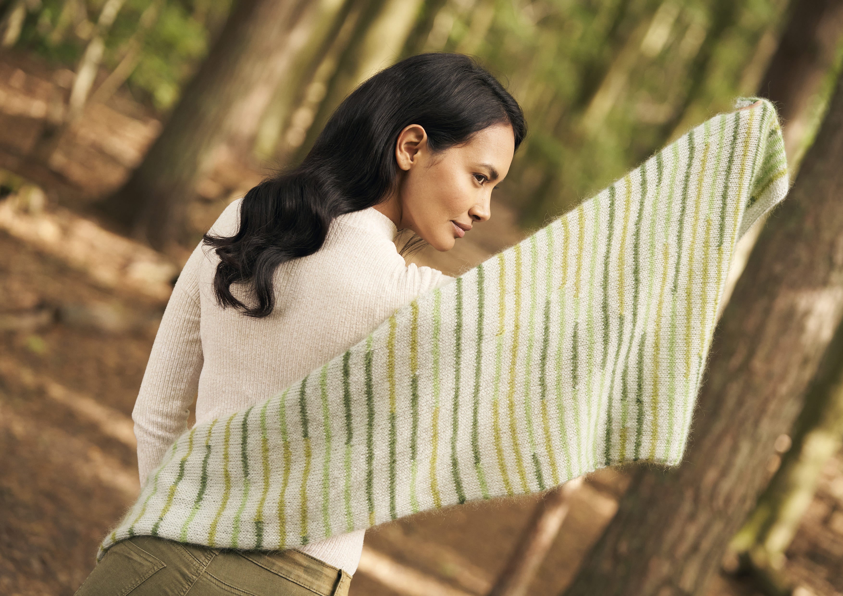 Triangular Shawl Wrap Knitting Pattern