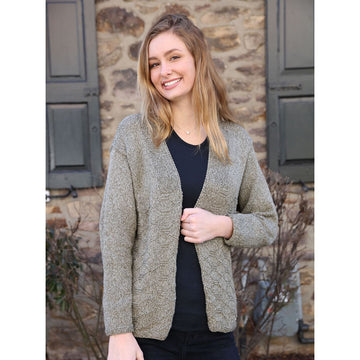 Plymouth Yarn 126 Ladies Diamond Caradigan PDF