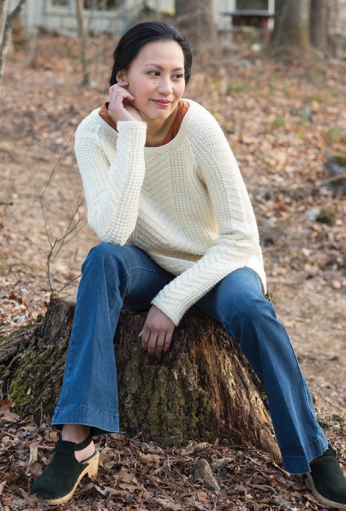 Berroco Glacial Pullover Jumper Knitting Pattern
