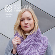 MillaMia Margareta Moss Stitch Cowl Knitting Pattern