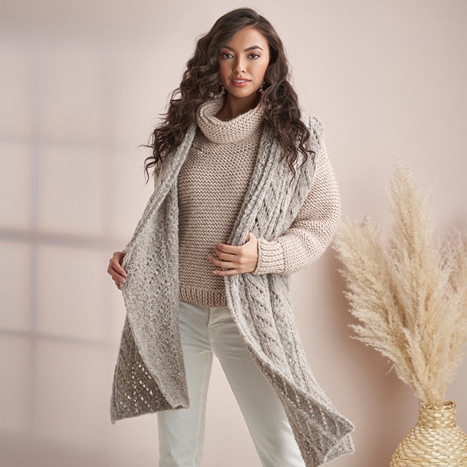 Rowan 11 Wrap Knitting Pattern