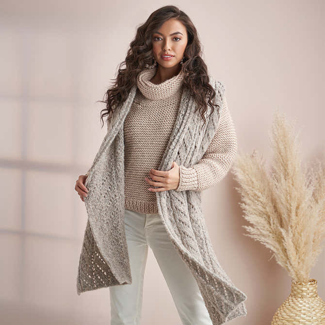Rowan 11 Wrap Knitting Pattern