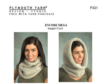 Simple Cowl in Plymouth Encore Mega - F321 - PDF