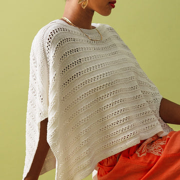 Marbella Poncho Cape Knitting Pattern