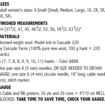 Cable and Rib Turtleneck #119